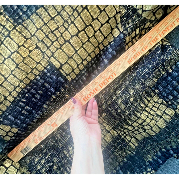 Chicos Blazer Jacket Womens 3 Large Black Gold Metallic Snake Artsy Classic - Picture 6 of 10